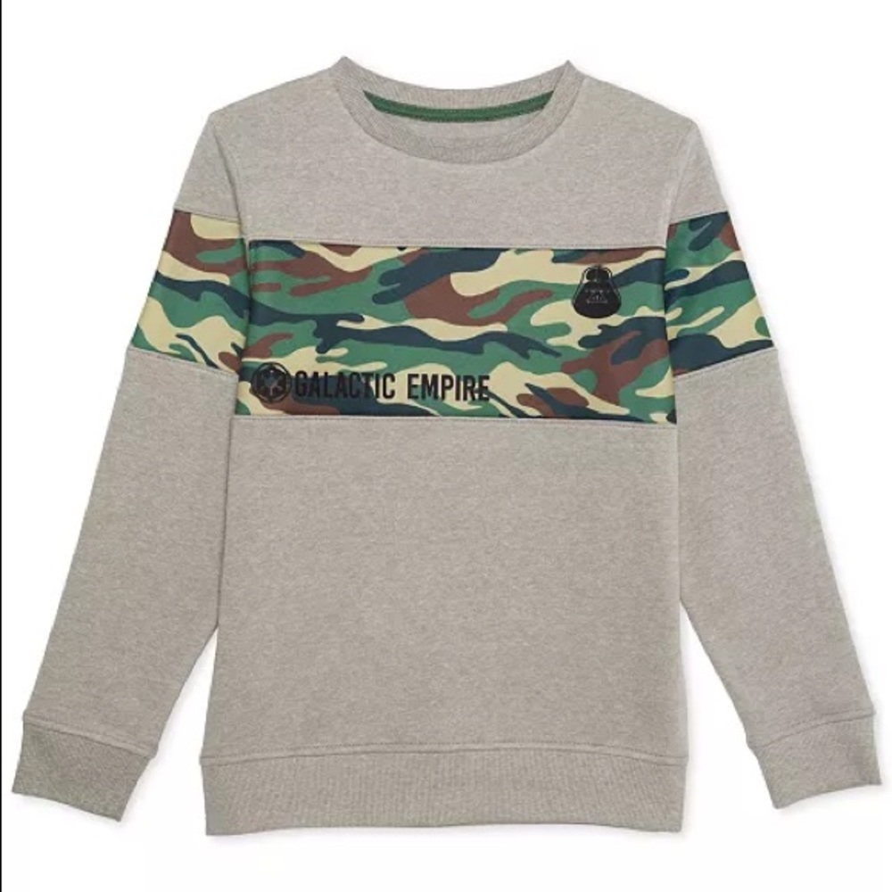 Boys Galactic Empire Camo Graphic Sweatshirt